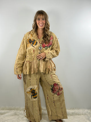 Bumble Bee Rose Jacket by A Rare Bird