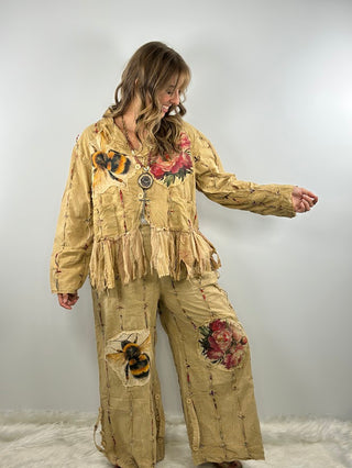 Bumble Bee Rose Pants by A Rare Bird
