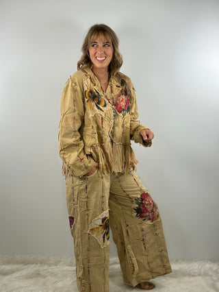 Bumble Bee Rose Pants by A Rare Bird