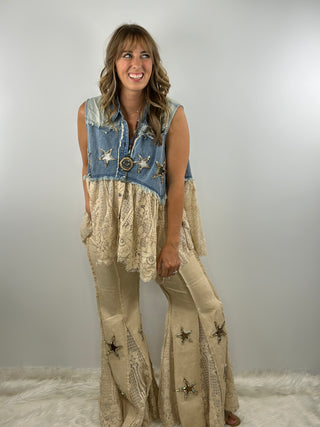 Tin Star and Wishes Vest by A Rare Bird