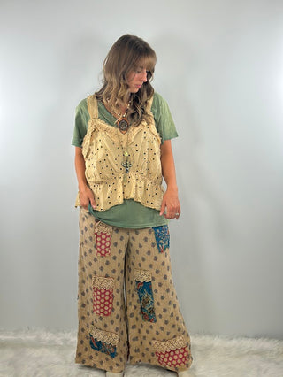 Jaded Gypsy Luminous Tank - Tea Stain