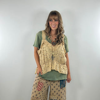Jaded Gypsy Luminous Tank - Tea Stain