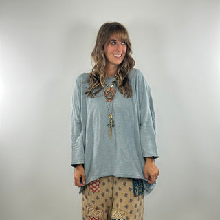 Jaded Gypsy Be Free Top - Vintage Sky