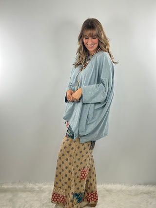 Jaded Gypsy Be Free Top - Vintage Sky