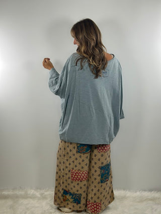 Jaded Gypsy Be Free Top - Vintage Sky