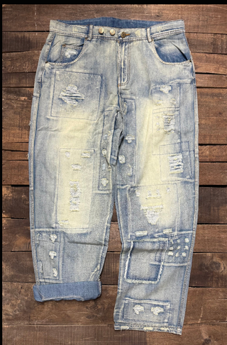 Classic Peace and Love Denim Jeans by Jaded Gypsy