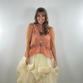 Jaded Gypsy Luminous Tank - Rose