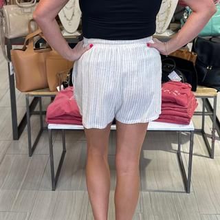 Wander Weave Shorts - White Lily Boutique