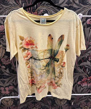 Moon Dance Artisan Cotton Tee - Travel About | Jaded Gypsy Luxury