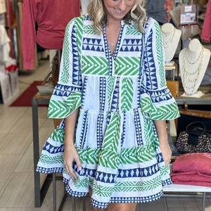 Aztec Stripe Whimsical Dress