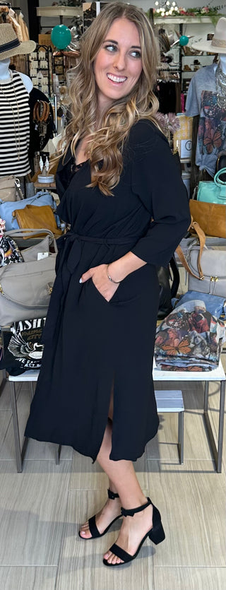 Trendy Trenchcoat - White Lily Boutique