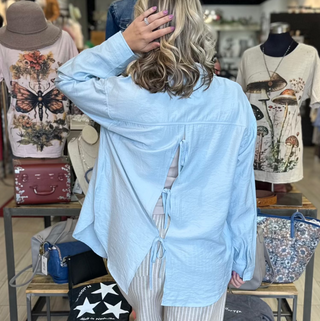 Classic Button Up Top with a Twist