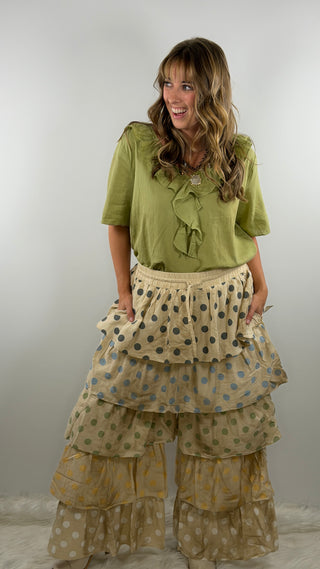 A Rare Bird Birdie Confetti Dot Pants