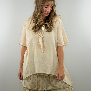 A Rare Bird Freckled Sunshine Top Cream