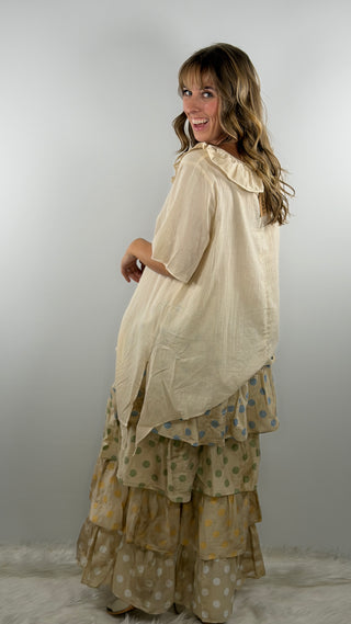 A Rare Bird Freckled Sunshine Top Cream