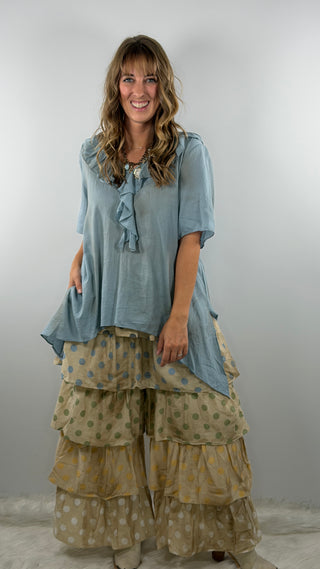 A Rare Bird Freckled Sunshine Top Denim