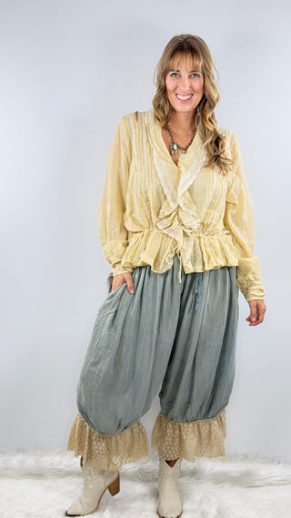 Jaded Gypsy Vintage Whispers Bloomers Light Chambray
