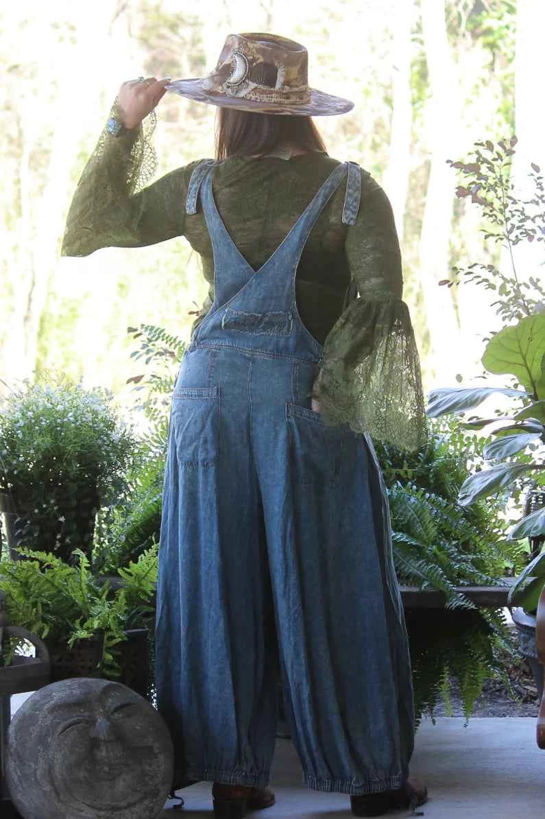 Rise Above Overalls by Jaded Gypsy - 06-Dress/Romp/Jump – White