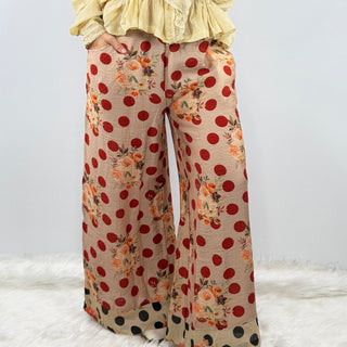 Jaded Gypsy Starlight Drift Pants Ruby Dot