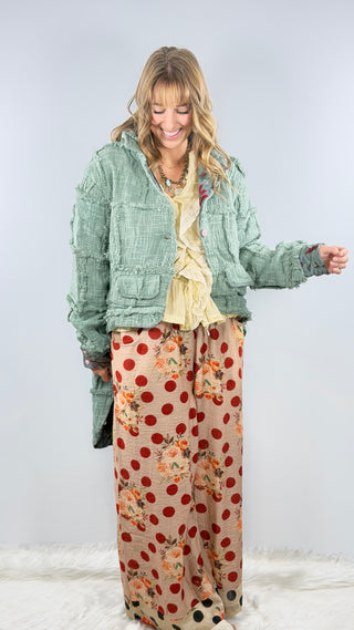 Jaded Gypsy Twilight Garden Jacket Moss