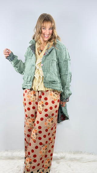 Jaded Gypsy Twilight Garden Jacket Moss