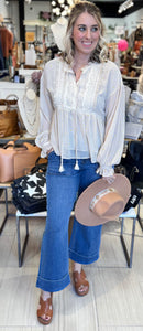 Sunlit Daisy Blouse