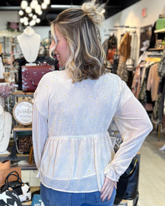 Sunlit Daisy Blouse