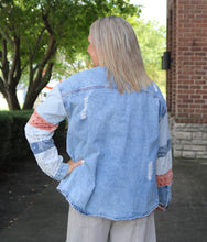 Patchwork Days Shacket Top