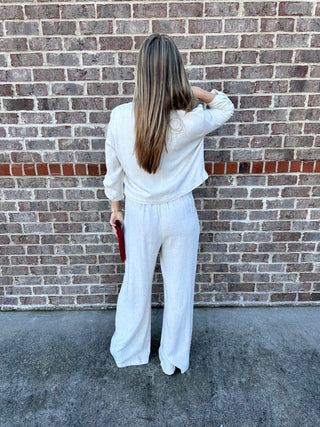 Breezy Linen Bliss Trousers - White Lily Boutique