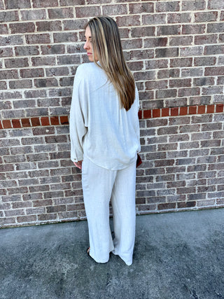 Breezy Linen Bliss Trousers - White Lily Boutique