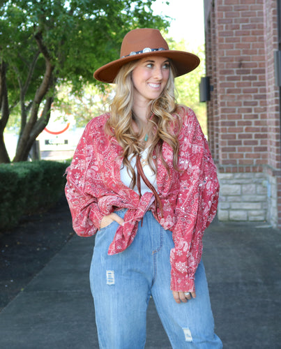 Western Days Button Up Top