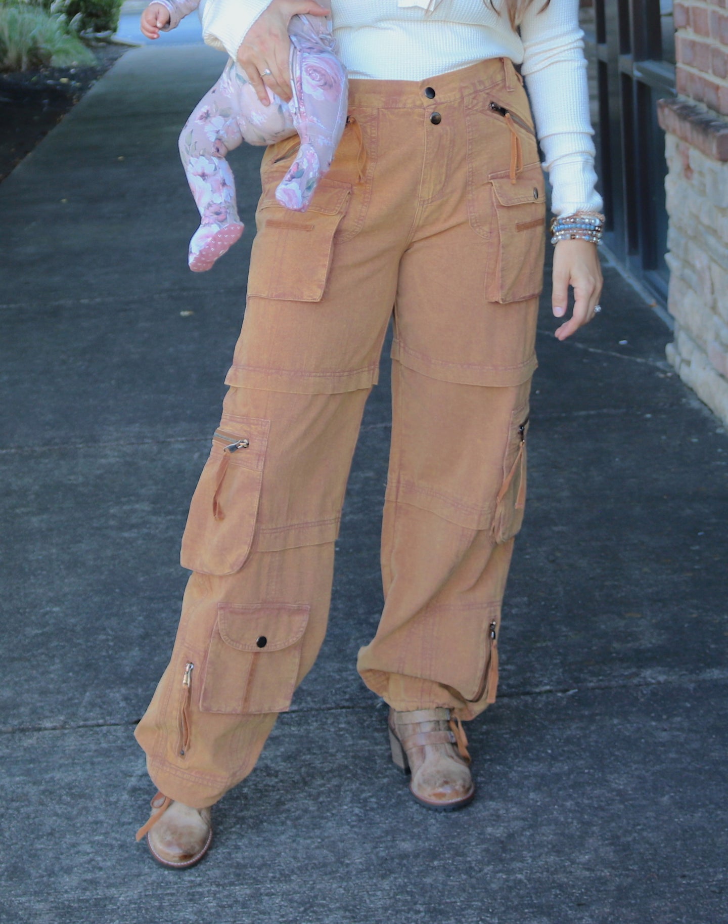 The Takeover Camel Cargo Pants