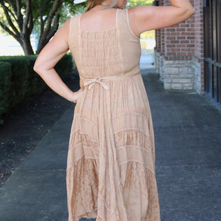 Vintage Bohemian Corset Dress - White Lily Boutique