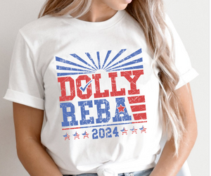 #Campaign2024 Dolly and Reba Graphic Tee
