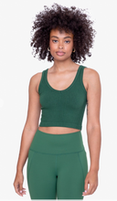 Ribbed Seamless Cropped Tank Top