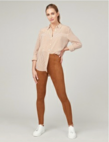 Faux Suede Leggings by Spanx