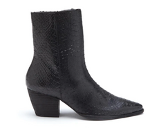 Caty Black Snake Boots by Matisse