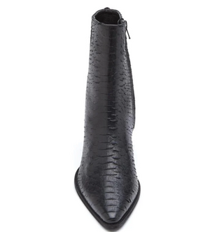 Caty Black Snake Boots by Matisse - White Lily Boutique