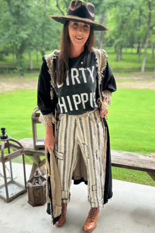 Jaded Gypsy Dirty Hippie Vintage Black, vintage style graphic tee with relaxed fit