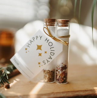 Festive Bath Salts -Stocking Stuffers & Christmas Ornaments