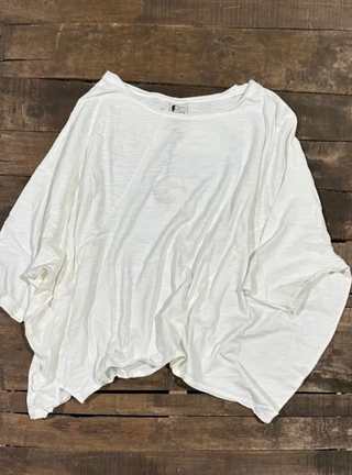Jaded Gypsy | Be Free Oversized Cotton Tunic in Parchment