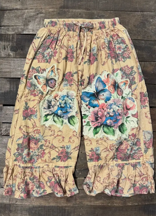 Jaded Gypsy Victorian Dreams Bloomers in Floral with Butterflies