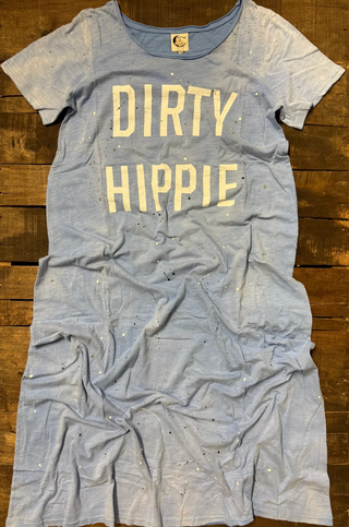 Jaded Gypsy Dirty Hippie Dress - Blessful Blue