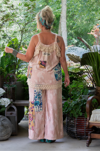 Jaded Gypsy Sweet Meadows Designer Lace Tank | 100% Cotton Boho Luxe