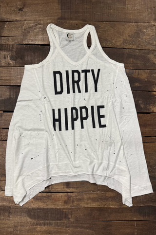 Jaded Gypsy Beyond The Moon Tank - Dirty Hippie Parchment