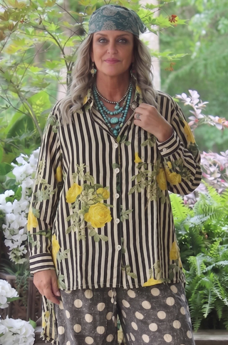 Jaded Gypsy Star Dreamer Top - Yellow Rose