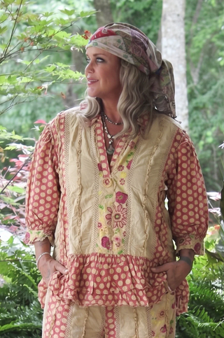 Garden Day Dream Reversible Organic Cotton Top by Jaded Gypsy