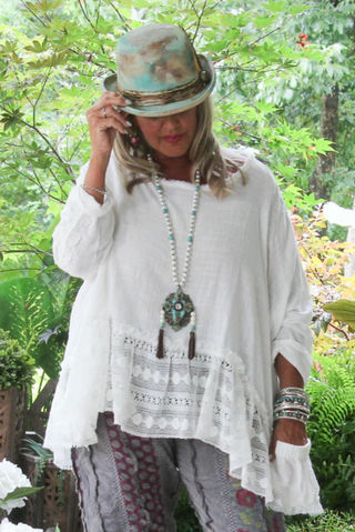 Meadow Wind Top - Parchment by Jaded Gypsy