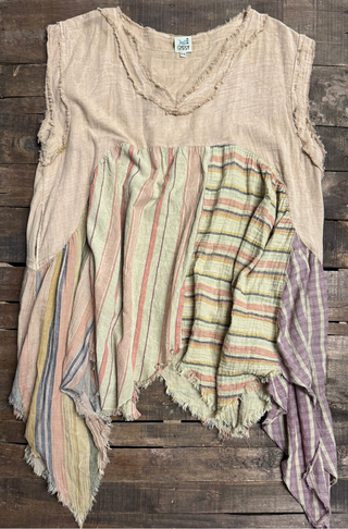 Cloud Dancer Tunic - Stripe by Jaded Gypsy