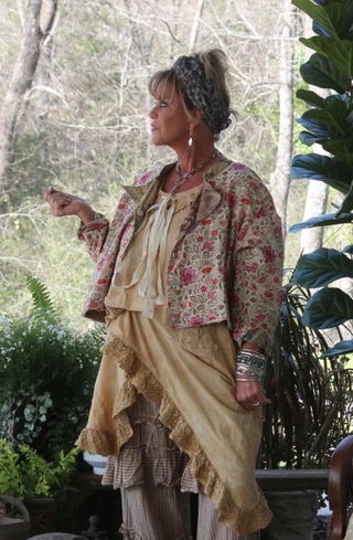 Stardust Rambler Reversible Floral Jacket | Artisan Cotton by Jaded Gypsy